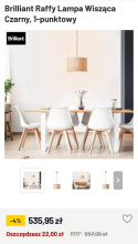 Lampa wisząca Brilliant Raffy