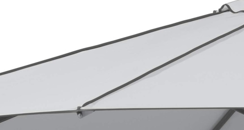 Parasol przeciwsłoneczny Schneider Adria 300 cm, srebrno-szary, okrągły, aluminiowy stelaż, poliester, stylowy i trwały Parasol przeciwsłoneczny Schneider Adria 300 cm, srebrno-szary, okrągły, aluminiowy stelaż, poliester, stylowy i trwały
