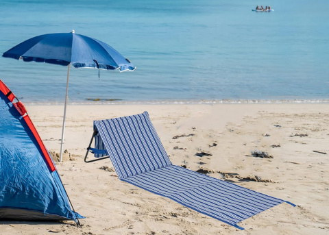 Campart Brittany Składana Mata Plażowa - Wyściełana, Niebieska Campart Brittany Składana Mata Plażowa - Wyściełana, Niebieska