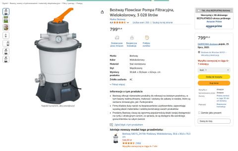 Bestway Flowclear pompa filtracyjna Bestway Flowclear pompa filtracyjna