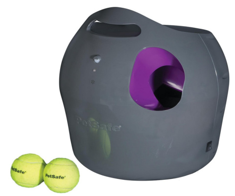 Petsafe Miotacz Piłek Tenisowych, Automatyczna Zabawka dla Psa, Szary, 30,48 x 34,29 x 34,29 cm Petsafe Miotacz Piłek Tenisowych, Automatyczna Zabawka dla Psa, Szary, 30,48 x 34,29 x 34,29 cm