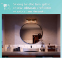 Philips LED Potrójny Reflektor Punktowy Idris, Czarny, IP44, Wodoodporny, Żarówki GU10 Niezawarte w Zestawie