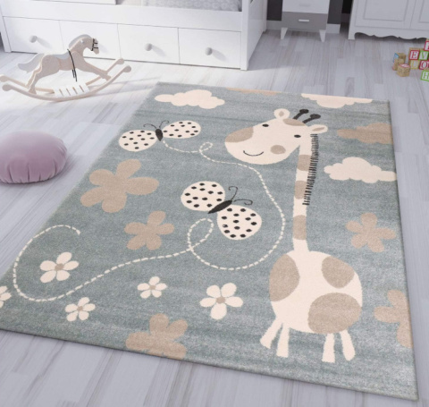 Dywan dziecięcy Carnaval-Home Giraffa Schnetterling Dywan dziecięcy Carnaval-Home Giraffa Schnetterling