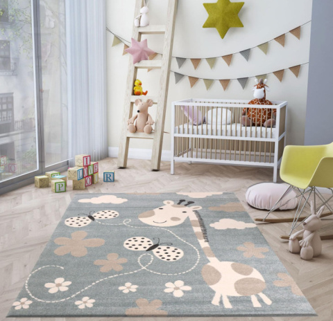 Dywan dziecięcy Carnaval-Home Giraffa Schnetterling Dywan dziecięcy Carnaval-Home Giraffa Schnetterling
