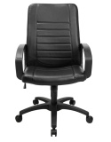 Topstar Premium Point 100 – krzesło obrotowe, czarne, szerokie