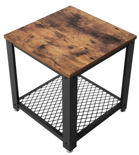 Vasagle Vintage Stolik Kawowy, Metal, Czarny, 55 x 45 x 55 cm Vasagle Vintage Stolik Kawowy, Metal, Czarny, 55 x 45 x 55 cm