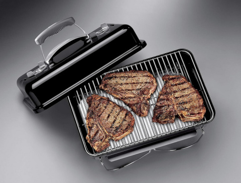 Weber Go-Anywhere Przenośny Grill Węglowy, Czarny, 60 x 38 x 55 cm Weber Go-Anywhere Przenośny Grill Węglowy, Czarny, 60 x 38 x 55 cm