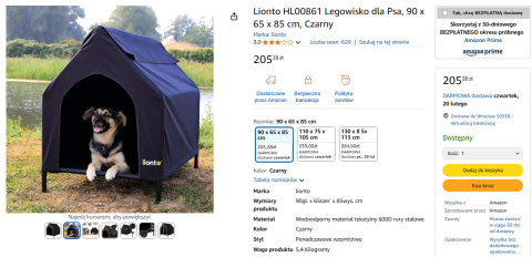Legowisko dla Psa Lionto HL00861 Legowisko dla Psa Lionto HL00861