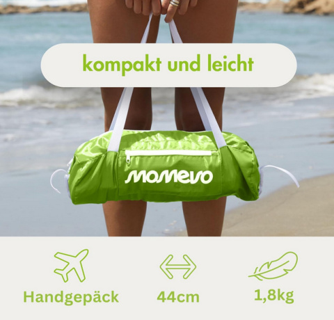 Momevo Sunsail – Namiot plażowy z ochroną UV UPF50+ Momevo Sunsail – Namiot plażowy z ochroną UV UPF50+