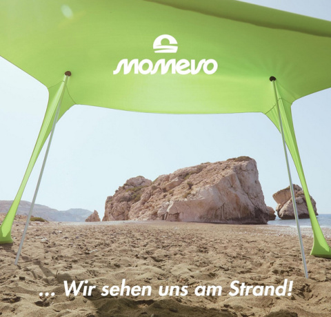 Momevo Sunsail – Namiot plażowy z ochroną UV UPF50+ Momevo Sunsail – Namiot plażowy z ochroną UV UPF50+