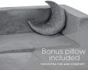 Milliard Kids Couch – Modułowa Sofa dla Dzieci (Szara)